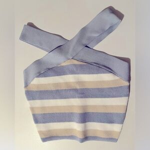 Aritzia Babaton Scuplt Knit Cross Tank 2XS